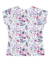 Load image into Gallery viewer, Girls Flower Printed Cream Top
