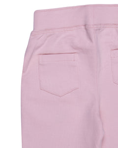 Girls Stretchable Peach Track Pant