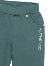 Load image into Gallery viewer, Girls Stretchable Dark Green Track Pant
