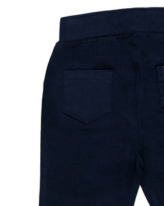 Girls Stretchable Navy Blue Track Pant