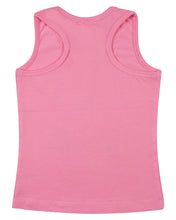 Load image into Gallery viewer, Girls Printed Pink Sleeve Less Top
