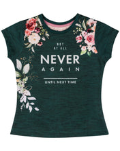 Load image into Gallery viewer, Girls Flower Printed Green Top
