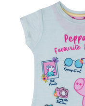 Load image into Gallery viewer, Girls Peppa Pig Printed Green Top
