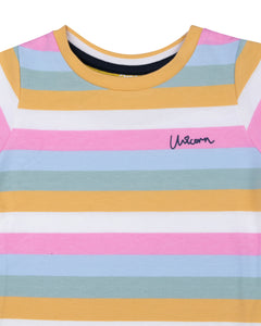 Girls Casual Striped Top