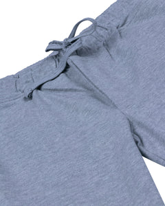 Boys Plain Light Grey Hosiery Shorts