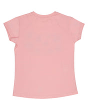 Load image into Gallery viewer, Girls Embellished Star Printed Peach Top
