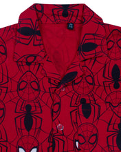 Load image into Gallery viewer, Boys Solid Spiderman Printed Red Night Suit
