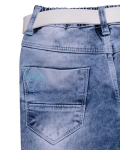 Boys Fashion Light Blue Stretchable Jeans