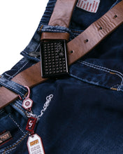 Load image into Gallery viewer, Boys Solid Stretchable Dark Blue Jeans
