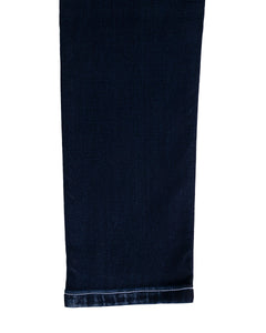 Boys Solid Stretchable Dark Blue Jeans
