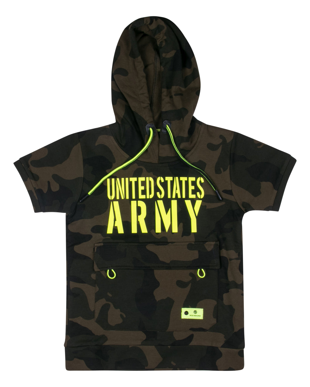 Boys Army Printed Hoodies Style T Shirt