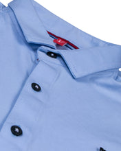Load image into Gallery viewer, Boys Solid Plain Sky Blue Shirt

