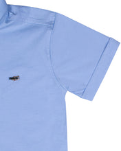 Load image into Gallery viewer, Boys Solid Plain Sky Blue Shirt
