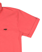 Load image into Gallery viewer, Boys Solid Plain Peach Shirt
