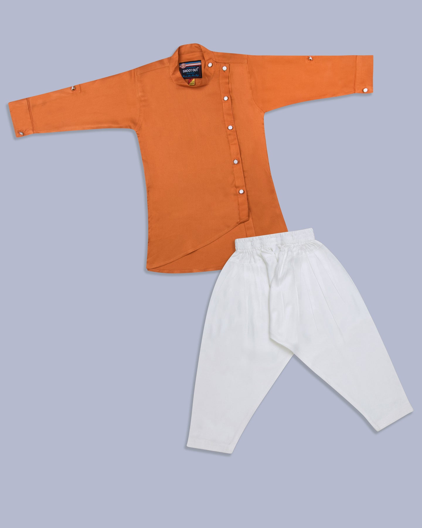 Boys Pathani Suit Orange