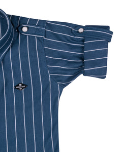 Boys Striped Solid Pathani Suit
