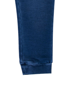 Boys Blue Solid Jogger Jeans
