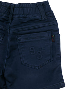 Boys Navy Blue Denim Shorts