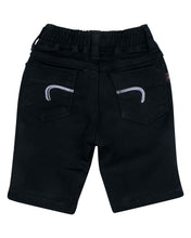 Load image into Gallery viewer, Boys Solid Black Cotton Shorts
