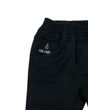 Load image into Gallery viewer, Boys Solid Black Cotton Shorts
