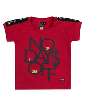 Load image into Gallery viewer, Boys Printed Red Round Neck T Shirt
