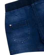 Load image into Gallery viewer, Girls Fashion Embellished Dark Blue Denim Shorts
