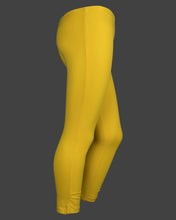 Load image into Gallery viewer, Yellow Elasticated Ankle Leggings
