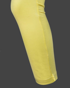 Lemon Yellow Elasticated Legging
