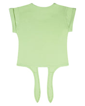 Load image into Gallery viewer, Girls Fancy Knot Green Top
