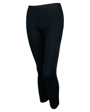 Load image into Gallery viewer, Black Elasticated Ankle Legging
