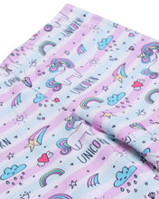 Load image into Gallery viewer, Girls Classic Unicorn Printed White Leggings
