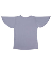 Load image into Gallery viewer, Girls Fancy Butterfly Grey Top

