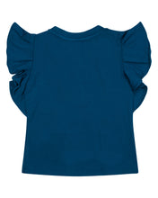 Load image into Gallery viewer, Girls Fancy Butterfly Blue Top
