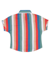 Load image into Gallery viewer, Girls Fashion Striped Multi Color Top

