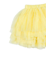 Load image into Gallery viewer, White and Yellow Flared Skirt Top
