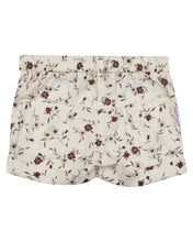 Load image into Gallery viewer, Maroon Top With Printed Cream Shorts
