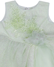 Load image into Gallery viewer, Girls Embellished Green Party Frock

