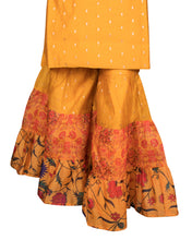 Load image into Gallery viewer, Yellow Printed Tunic Sharara Set
