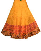 Load image into Gallery viewer, Yellow Printed Short-Sleeves Gown
