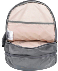 Bella 03 20 L Backpack  (Black, Grey)