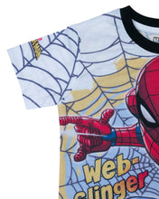 Load image into Gallery viewer, Spiderman Fancy T-shirt With Mask For Boys Black
